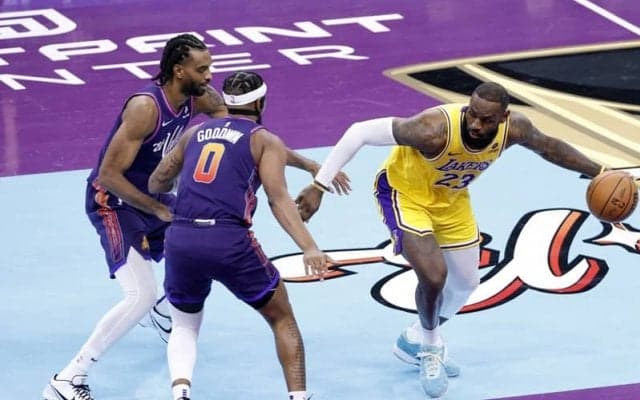 レイカーズでチームトップの平均25.2得点を残すレブロン・ジェームズが今季初の欠場