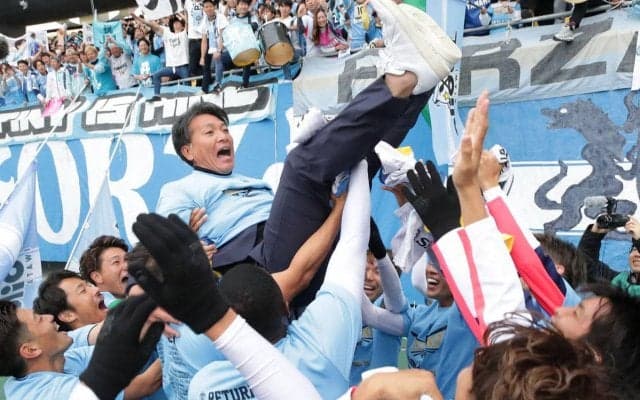 最終節にドラマを起こした磐田、自動昇格に導いた横内昭展監督が来季も続投しJ1で指揮