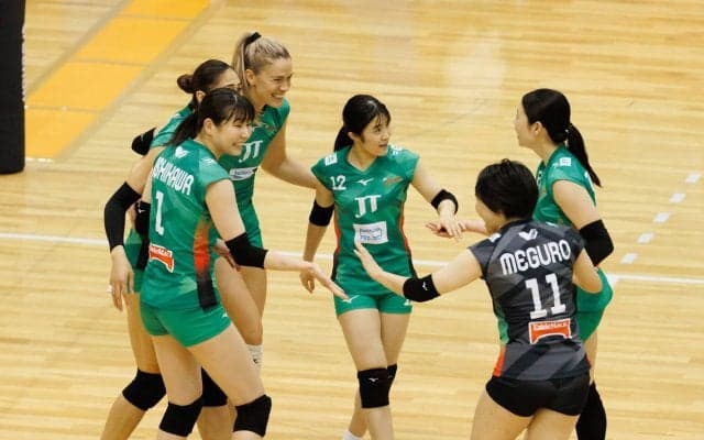 VリーグV1女子 快走するJTが開幕からの連勝を8に