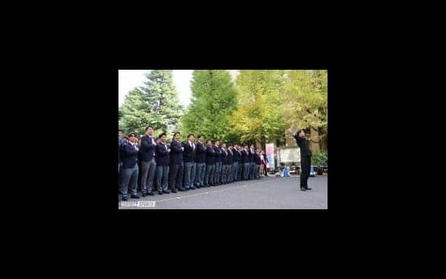 ラグビー早慶戦壮行会を開催！　観客の前で早慶戦勝利を誓う