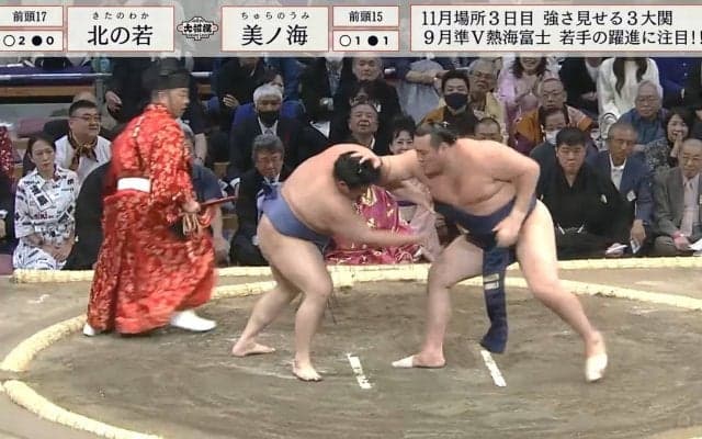 「でちゃう」「やばかった」と視聴者ドキドキ 取組より気になるベロンベロンの前まわし