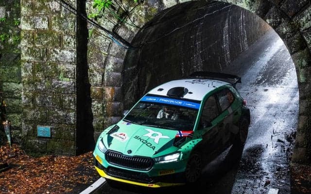 WRCジャパン：WRC2はアンドレアス・ミケルセンがトップ