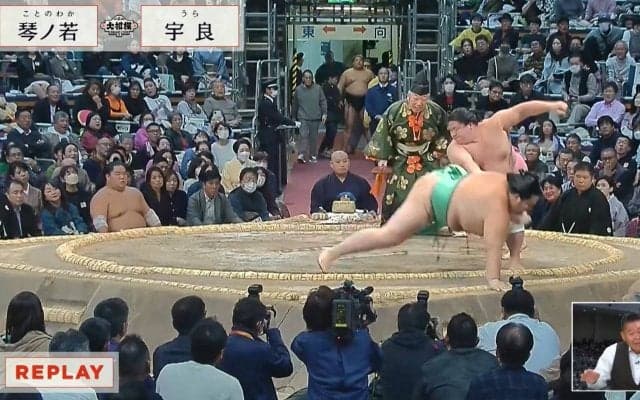 「宇良マジ神w」業師の技“美しく炸裂”する瞬間に相撲ファン熱狂「これはすごい」「うまいなぁ」「綺麗に決まった」