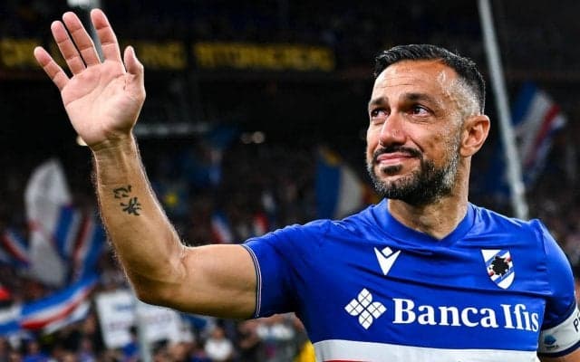 40歳の元イタリア代表FWクアリアレッラが引退の意向を表明… 夏のサンプドリア退団以降フリーの状態続く