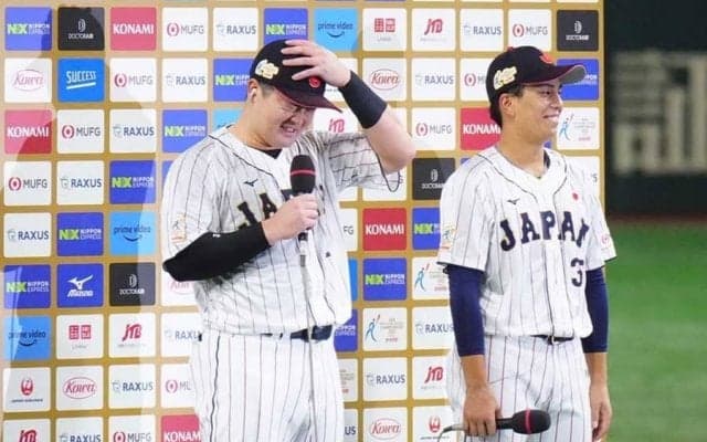 侍Jの胴上げで“持ち上げられない”珍事　体重95キロに大苦戦「高さ出てない」