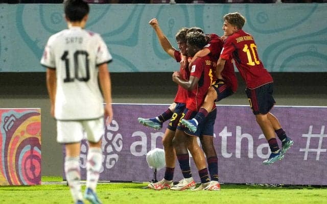 名和田我空の圧巻ミドルも、スペインに及ばず敗戦…3大会連続のベスト16で敗退【U-17W杯】