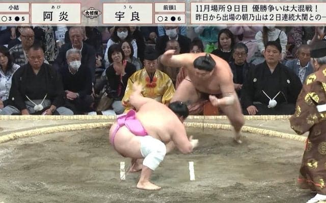 いま何が起きた？ 186センチの巨体がガクガクしてゴロン「ハンドパワー」「空気投げ」宇良の“ウラ技”に騒然