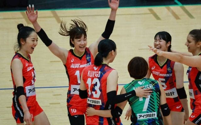 VリーグV1女子 埼玉上尾すべてストレートで6連勝