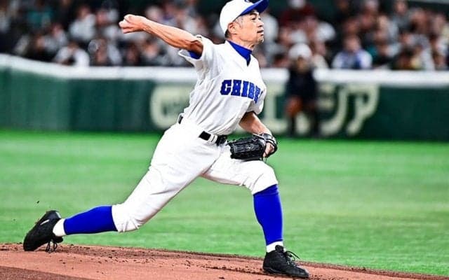イチロー氏、50歳で仰天の138キロ　過去3年間のMAX更新…衰えぬ剛球にドーム騒然