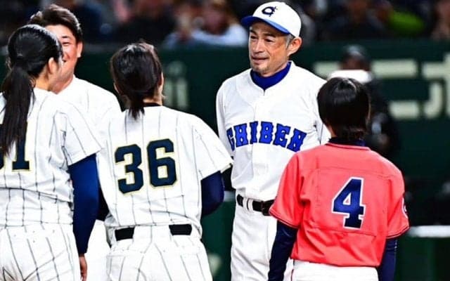 50歳イチロー氏「めっちゃうれしい」　3年目の“初安打”に笑顔、116球で9K完封