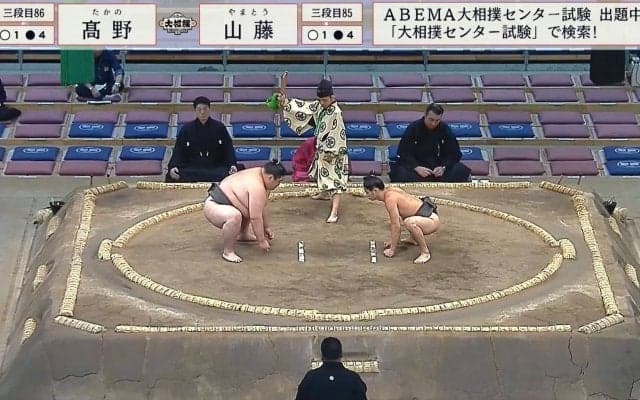 体重76キロ細マッチョが体重差2倍強の巨漢力士に執念の逆転劇「細くても勝てる！」相撲ファン興奮