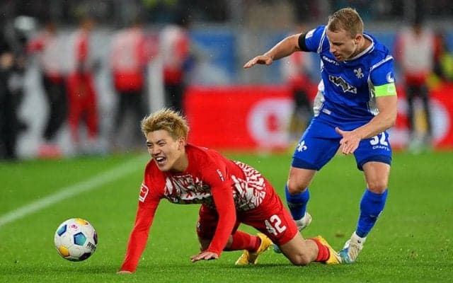 堂安先発フライブルク、格下ダルムシュタットにドロー止まり【ブンデスリーガ】