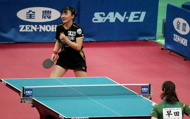 15歳張本美和、早田ひな撃破に結実したメンタル成長　悲願の勝利で初優勝「率直に嬉しい」【全農CUP大阪】