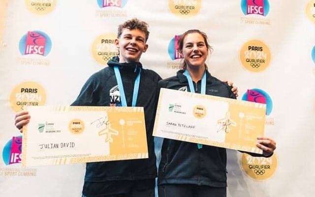 スポーツクライミングでニュージーランド初の五輪内定者誕生