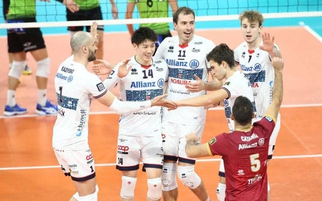 石川祐希のミラノはCEVカップ初戦に勝利、髙橋はピアチェンツァに勝利 【海外リーグ所属日本代表選手・11/20〜26】