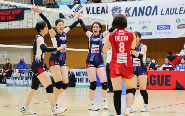 Vリーグ　V3女子が開幕し、新規参入の倉敷とカノアが連勝