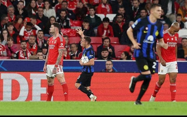 ジョアン・マリオに恩返しハット食らうもインテル、後半に3点差追いつきドロー【CL】