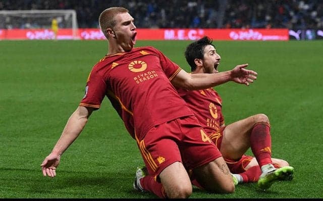 後半から出場の伏兵クリステンセンがPK獲得に決勝弾、ローマが10人サッスオーロに逆転勝利【セリエA】