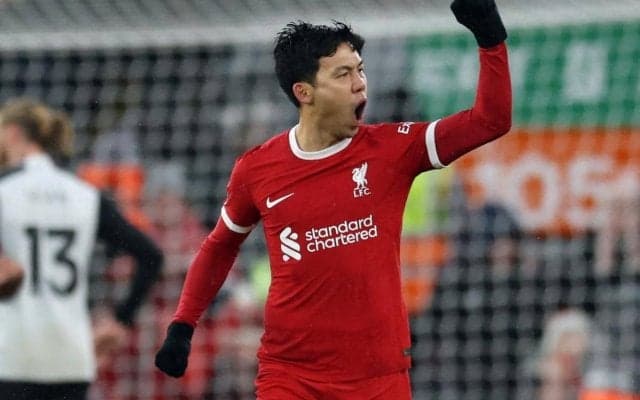 「なんてゴールだ！」遠藤航の豪快ミドルをブンデス屈指のストライカーも称賛！日本代表選手たちも続々反応