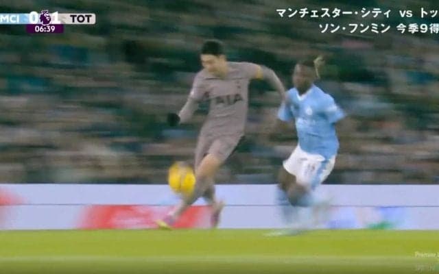 スタジアム騒然！「足速すぎ…」「ストライカーすぎる」 全速力の爆速ラン→13秒の超スーパーゴール　“アジア人No.1”ソン・フンミンが角度のない位置から撃ち抜いた電光石火の一撃
