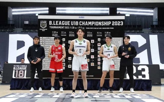 王者・レバンガ北海道U18から赤根涼介がMVPに選出／BリーグU18チャンピオンシップ個人賞