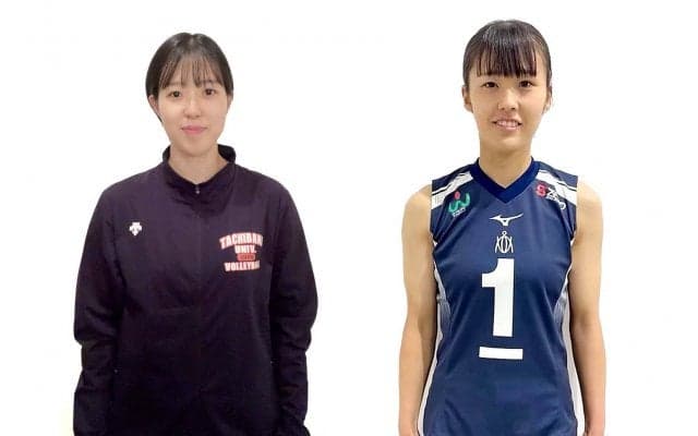 V1女子の岡山　京都橘大の小松原凜香と長崎国際大の内山優衣の内定を発表
