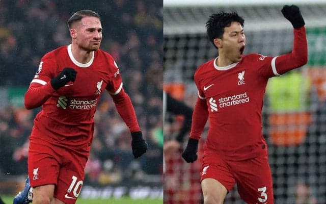 2人揃って“アンフィールド劇場”の立役者！ マク・アリスターが遠藤航を称賛「ゲームの流れを変えてくれた」