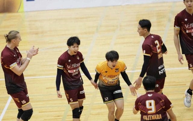 VリーグV1男子　VC長野が因縁の対決で激闘の末に今季初勝利