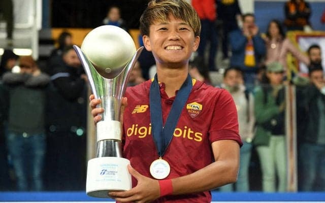 ローマ南萌華がAICの年間女子ベストイレブンに選出！女子セリエA、スーペルコッパの2冠達成に貢献