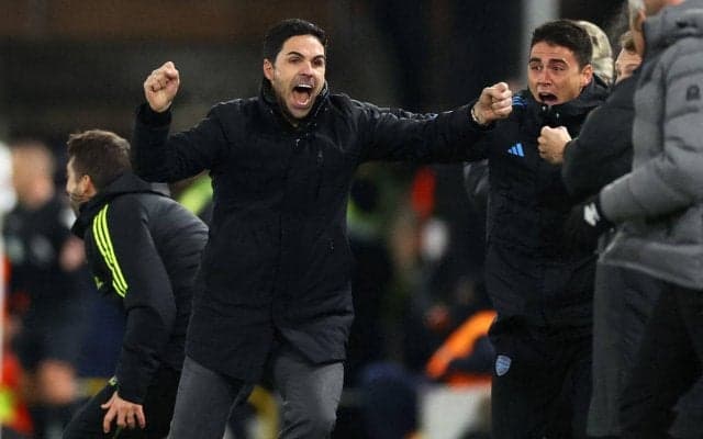 「特別な夜だった」ラストプレーでの劇的勝利で4連勝のアーセナル、アルテタ監督が選手を称える「ドローではなく、勝ちたい。その意欲を感じた」