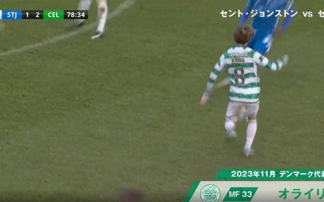 「最高だ！」古橋亨梧をデンマーク代表が大絶賛！トラップ寸前で首振り→華麗な2タッチで決勝ゴールをお膳立て　秀逸すぎるラストパスの瞬間