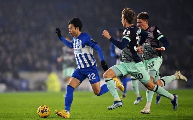 三笘薫、プレミアリーグ日本人歴代最多“ゴール関与”の報道　今季4アシスト目＆2得点に絡む活躍で地元紙は「ベストな状態に戻りつつある」と高評価