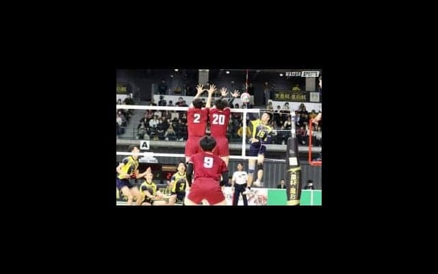 接戦の第１セットを制し、ストレート勝ちで天皇杯初戦突破！