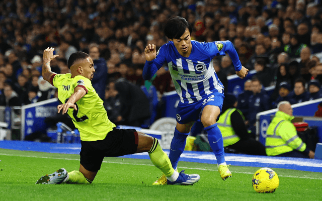 「左サイドでインパクトを残した」後半出場の三笘薫は終了間際に決定機　相手GKの好セーブに阻まれるも英メディアは高評価【プレミアリーグ】