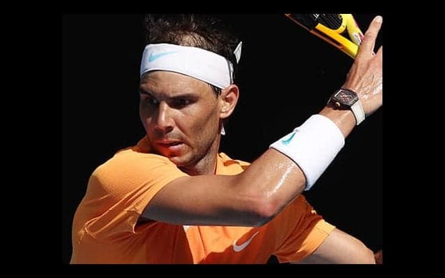  ナダルがクウェートで再び練習 