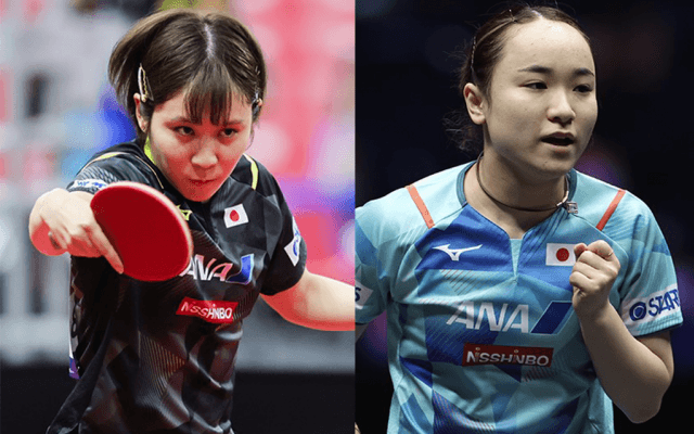 2位平野美宇と3位伊藤美誠は決勝まで対戦なし　パリ五輪選考レース最終戦のシード発表、優勝者には120ポイント【全日本卓球選手権】