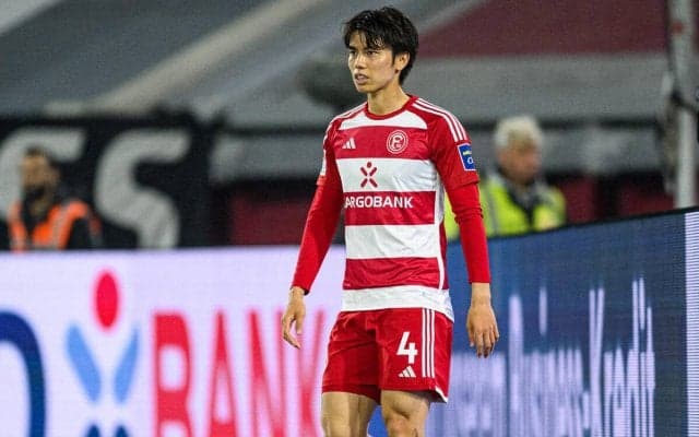 「長谷部みたい」「これが田中碧」チームの大ピンチを救う！ゴールラインぎりぎり、間一髪のクリアに称賛の声「ナイスブロックすぎた」