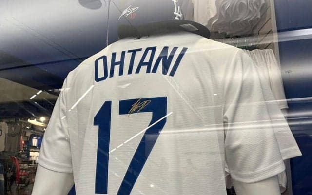 大谷翔平のド軍ユニ、最高売り上げ記録更新　サッカー界のレジェンドら破る