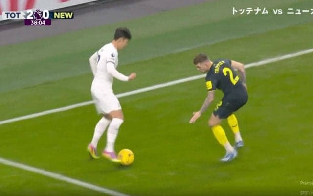 「もはや暴力」「天才かよ！」DFをフルボッコした超絶ドリブル→神パスが炸裂した瞬間　左サイドを完全破壊した“アジア人No.1”ソン・フンミンの無双ぶりがエグすぎる