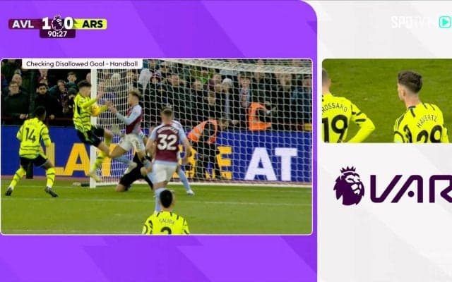 「なぜあれがハンド？」アーセナルの“ゴール取り消し判定”をプレミアリーグ・レジェンドたちが猛批判！「今のルールはくだらない」「馬鹿馬鹿しい」