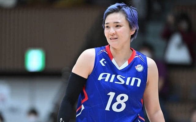 さすがのプレーを見せたアイシンの吉田亜沙美…久しぶりの代々木のコートは「やっぱりいいですね」