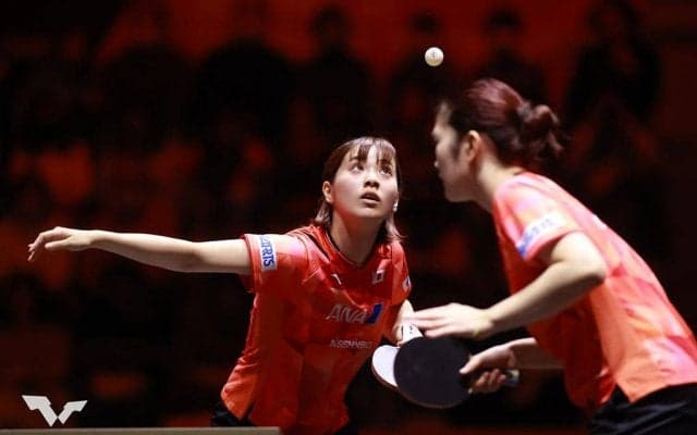 長﨑美柚、木原美悠が最強中国ペアを追い込む好ゲームも　4年ぶりの世界一には届かず【WTT女子ファイナルズ】