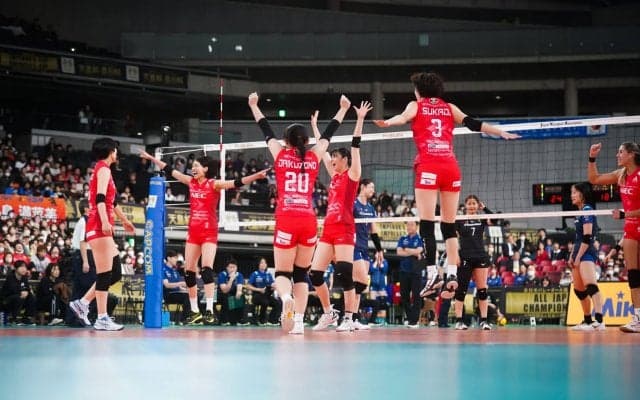 女子はNECが連覇を達成、男子はパナソニックが5大会ぶりに優勝　天皇杯・皇后杯全日本選手権