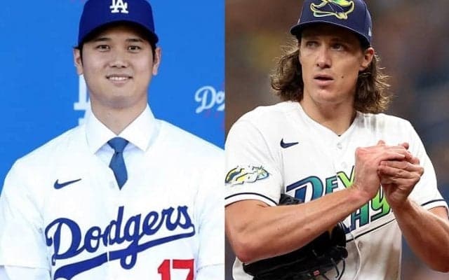 ドジャース移籍の右腕グラスノーが大谷翔平からの“勧誘”に興奮「すごいビデオだった。間違いなく加点材料になった」