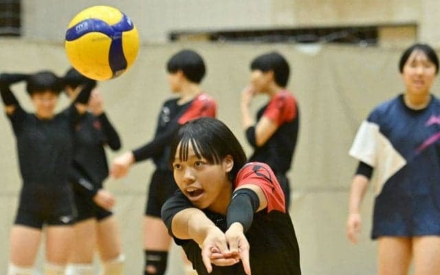 飛べ　春高バレー有望選手紹介　大阪女子の金蘭会・上村杏菜は身長１６８センチの〝小さな大エース〟