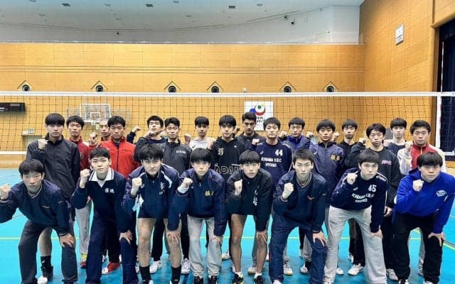 男子U18日本代表候補選手が鹿児島で合宿を実施   