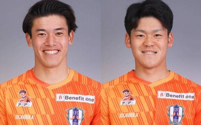 J2昇格の愛媛、ルーキーボランチコンビ・深澤佑太と谷本駿介との契約更新「来シーズンはこれまで以上に成長を」