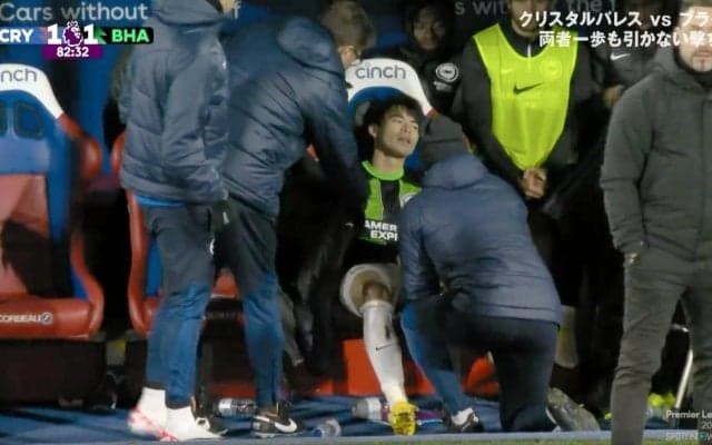 【日本代表】三笘薫が再び負傷、アジアカップ欠場の可能性…左ウイングは中村敬斗が代役筆頭、相馬勇紀、浅野拓磨、南野拓実の起用も？