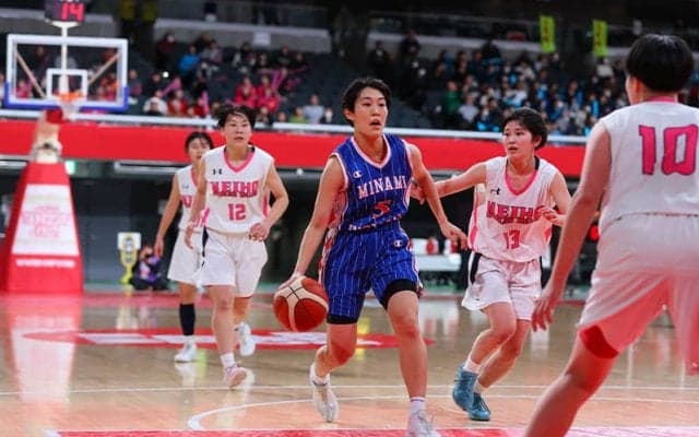堅守速攻光った県立広島皆実が快勝…明豊下し聖和学園との3回戦進出／ウインターカップ2023