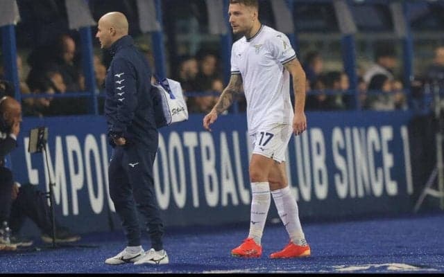 エンポリ戦で負傷のインモービレが20日間の離脱に…スーペル・コッパ準決勝での復帰を目指す